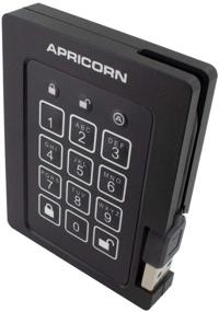 img 3 attached to Apricorn Aegis Padlock 480GB SSD - 256-Bit Encryption, FIPS 140-2 Level 2 Validated, USB 3.0, Ruggedized External Portable Drive