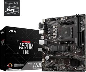 img 4 attached to 💻 Высокопроизводительная материнская плата MSI A520M PRO Gaming: AMD AM4, DDR4, PCIe 4.0, Dual M.2 - Купить сейчас!