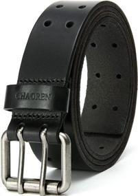 img 4 attached to Leather Belts Chaoren Double Casual