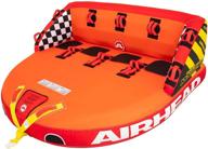 airhead towable boating orange yellow logo