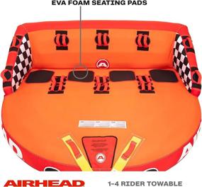 img 2 attached to Airhead Towable Boating Orange Yellow