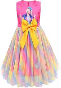 img 4 attached to 👸 FUNTEKS Little Girls' Princess Dresses and Toddler Girls' Clothing