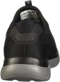 img 2 attached to Men's Skechers Summits Sneakers in Black Charcoal - Athletic Shoes