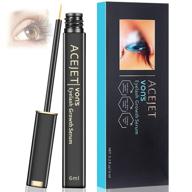 👁️ acejet eyelash growth serum: rapid lash growth booster for longer, fuller, thicker eyelashes and eyebrows - 6ml logo