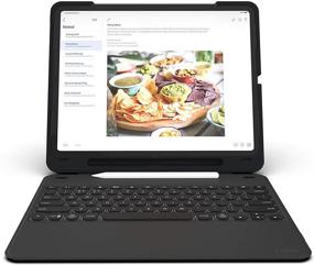 img 3 attached to 📚 ZAGG Slimbook Go - Black Ultrathin Case with Detachable Bluetooth Keyboard - Designed for 2019 Apple iPad Pro 12.9
