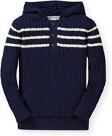 hope henry hooded pullover sweater boys' clothing in sweaters logo