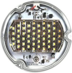 img 1 attached to 🔆 Ultra-Bright Round LED Dome Light - 25.5W - 5.11", Sleek Design, Easy Install - Ideal for RVs, Trucks, Boats, Aircrafts, Camping & More