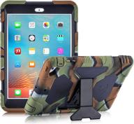 🔒 aceguarder ipad mini 2 case: ultimate full body protection with adjustable kickstand - fits ipad mini 1 2 3 (army/black) logo