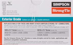 img 2 attached to 🔩 Simpson Strong-Tie SD9212R100 9X2.5 Structural Screws