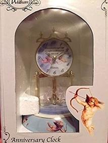 img 2 attached to Exquisite Anniversary 🕰️ Clock: Unveiling the Waltham Angels