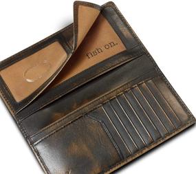 img 1 attached to Refined Elegance: Co Wallet Leather Burnished Finish