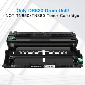 img 3 attached to 🖨️ LxTek Compatible Drum Unit Replacement for Brother DR820 DR-820 HL-L6200DW HL-L6200DWT Printer Tray | 2 Black | Super-High Yield 60,000 Pages