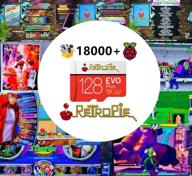 🎮 ultimate gaming experience: tapdra retropie sd card 128gb for raspberry pi 3 b+ - 18000+ games, 30+ systems, diy emulation station, plug & play logo