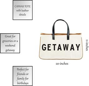 img 1 attached to 👜 Creative Brands Hold Everything Tote Bag Cream 20"x11" - Versatile and Stylish Storage Companion