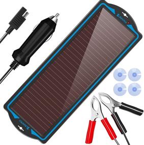 img 4 attached to 🔋 SUNAPEX 12V Solar Trickle Charger: Top-rated Battery Maintainer for Car, Motorcycle, Boat, ATV & More