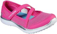 👟 детские кроссовки skechers microstrides-dream n dance mary jane flat логотип