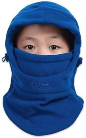 img 3 attached to 🧣 OJSCOS Windproof Balaclava - Sledding Boys' Outdoor Accessories, Hats, and Caps