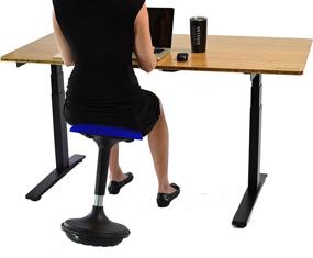 img 4 attached to WOBBLE STOOL Standing Desk Balance Chair For Active Sitting Building Supplies
