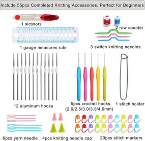 img 1 attached to Иглы для вязания LOOEN, острые, диаметром 10 мм, вязание & крючком