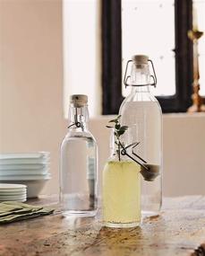 img 1 attached to 🍾 Bormioli Rocco Emilia Clear Bottle, 17oz (Pack of 12) - Classy & Affordable Glass Bottles