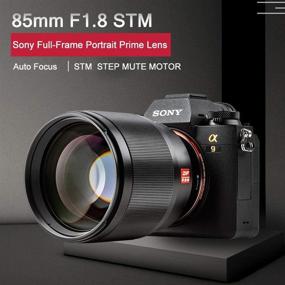 img 3 attached to 📸 VILTROX 85mm F1.8 Mark II STM Autofocus Large Aperture Lens for Sony E-Mount Cameras: Full-Frame Portrait Lens with Pergear Dust Blaster