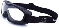 🔥 ultimate visibility and fog protection with guard-dogs evader 2 matte black goggles logo