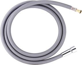 img 4 attached to 🚰 Nylon Finish Replacement Hose Kit for Moen #150259 Pull Down Kitchen Faucets - Nashor Moen 150259