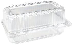 img 1 attached to 🥪 40-Pack Durable Small Hoagie Containers – Disposable Sturdy Plastic Loaf Boxes – Made in USA by MT Products