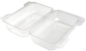 img 3 attached to 🥪 40-Pack Durable Small Hoagie Containers – Disposable Sturdy Plastic Loaf Boxes – Made in USA by MT Products