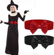 halloween women's accessories and belts: elastic vintage stretchy waistband delight! logo