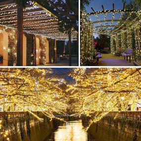 img 1 attached to 🎄 Enhance Your Décor: SANJICHA Extra-Long 66FT String Lights - 200 LED Upgraded Super Bright Christmas Lights for Indoor/Outdoor Use