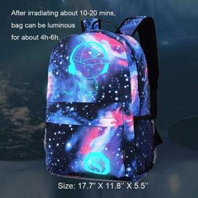 img 3 attached to 🎒 FLYMEI Luminous Lightweight Drawstring Backpack