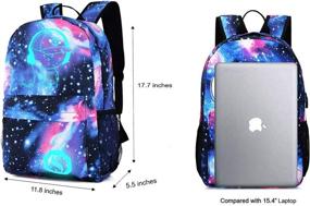 img 2 attached to 🎒 FLYMEI Luminous Lightweight Drawstring Backpack