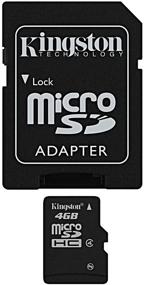 img 4 attached to 💾 Premium Kingston 4 GB microSDHC Class 4 Flash Memory Card - Reliable Storage Solution