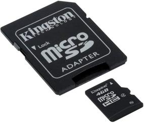 img 2 attached to 💾 Premium Kingston 4 GB microSDHC Class 4 Flash Memory Card - Reliable Storage Solution