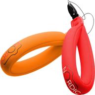📷 nordic flash camera float - pack of 2 - waterproof, red & orange logo