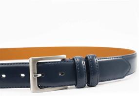 img 2 attached to Jiguoor Leather Belts Casual Business Men's Accessories and Belts