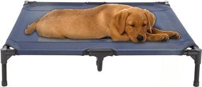 img 4 attached to 🐾 PETMAKER's Portable Elevated Dog Bed Collection - Non-Slip Indoor/Outdoor Dog Cot & Puppy Bed with Convenience