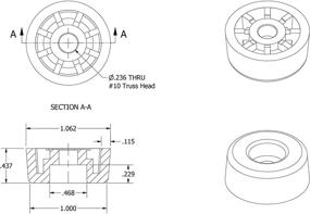 img 2 attached to Круглые резиновые ножки 437 1 062