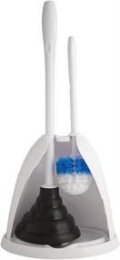 img 3 attached to 🚽 Plumbcraft 7506400 Toilet Cleaning Combo Kit with Convenient Caddy - Sturdy Brush and Plunger Set for Effective Cleaning of Various Toilet Types with Hygienic Storage, White