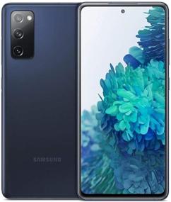 img 3 attached to Samsung Galaxy S20 FE (128GB, 6GB) 6,5-дюймовый 120Hz AMOLED, Snapdragon 865, IP68 водонепроницаемый, двойной SIM GSM Unlocked (Global 4G LTE) SM-G780G/DS международная модель с набором беспроводной зарядки в цвете Navy.