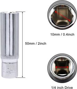 img 3 attached to Metric Drive Point Socket Set by VictorsHome