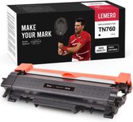 lemero remanufactured tn760 tn730 toner cartridge for brother printers - high-quality black ink, 🖨️ compatible with various models - hl-l2370dw hl-l2350dw dcp-l2550dw mfc-l2710dw hl-l2395dw hl-l2390dw mfc-l2750dw - 1 pack logo