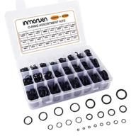 💧 inmorven 1200 pcs o ring kit: essential nitrile rubber o rings assortment for plumbing, faucet tap, auto repair, gas connection – resist oil, heat, and high pressure – with convenient storage box логотип