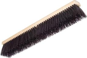 img 2 attached to 🧹 Carlisle 3621932400 Flo-Pac Hardwood Block Crimped Sweep - 24" with Polypropylene Bristles & Maroon Color