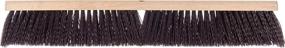 img 3 attached to 🧹 Carlisle 3621932400 Flo-Pac Hardwood Block Crimped Sweep - 24" with Polypropylene Bristles & Maroon Color