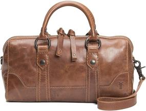 img 4 attached to Frye Melissa Medium Satchel Khaki Women's Handbags & Wallets for Top-Handle Bags