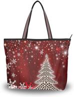 ❄️ christmas snowflake shoulder bag for women - winter handbag with wallet - shoulder bags and handbags logo