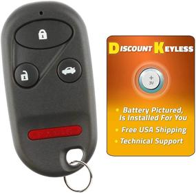 img 1 attached to 🔑 Budget-friendly Keyless Entry Remote Replacement For Acura TL & Honda Accord - KOBUTAH2T