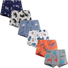 img 4 attached to 🩲 Assorted Boys' Clothing and Underwear: Toddler Briefs Shorts - Pack of Pcs